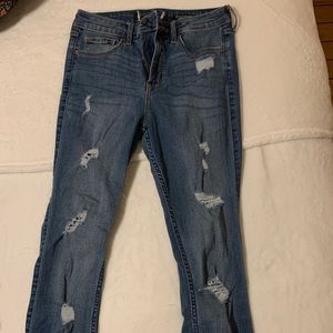 Hollister high rise super skinny jeans
